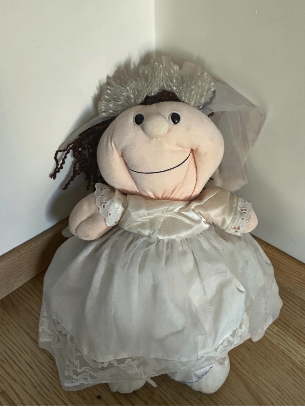 Vintage Kamar Plush Wedding Doll Rare